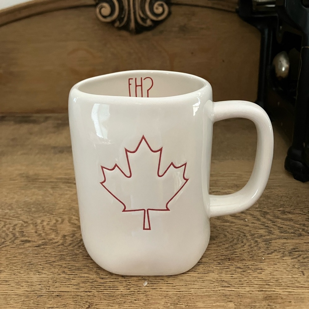 Rae Dunn 2021 Canada Day Mug Maple Leaf
